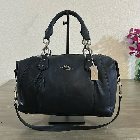 Coach Handbags - Coach F33806 Black Colette 2-way Satchel Shoulder Handbag